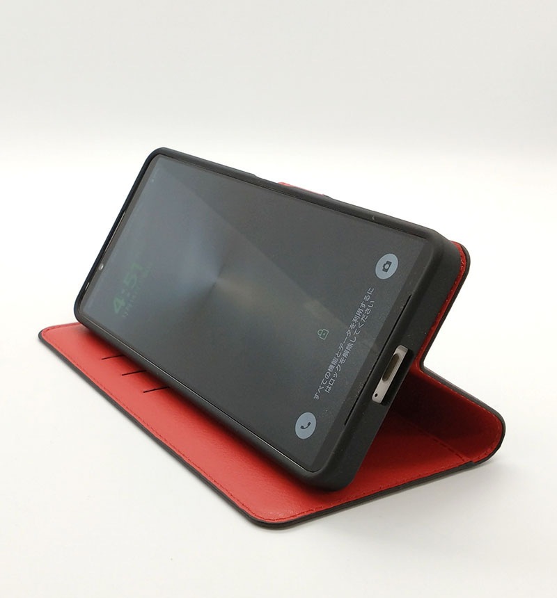 Xperia 1 VI Like standard 耐衝撃 手帳型レザーケース シンプル