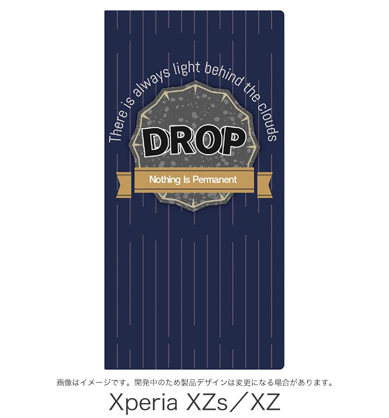 Xperia XZs/XZ ǥPU쥶 Design+(ǥץ饹) DROP LP-XPXZSLD011