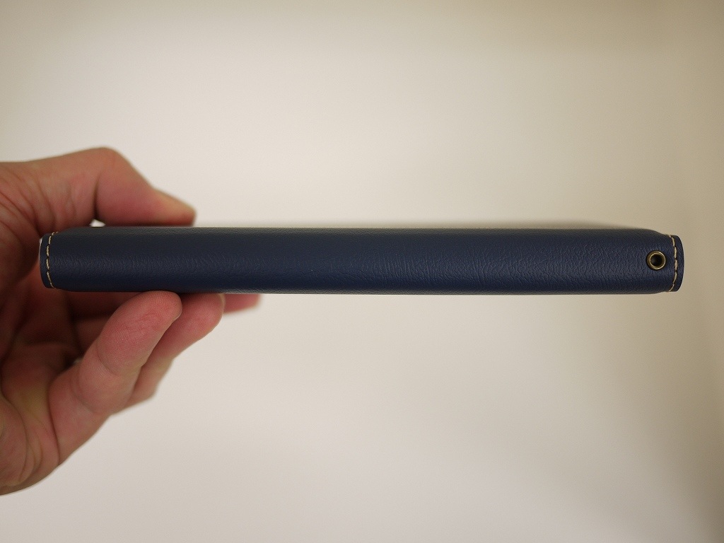 Xperia Xz3 薄型手帳ケース サイドマグネット ネイビー ブラウン 4585xz3bo 手帳型レザーケース Xperiaカバーストア ソニー公認 スマホケース 通販