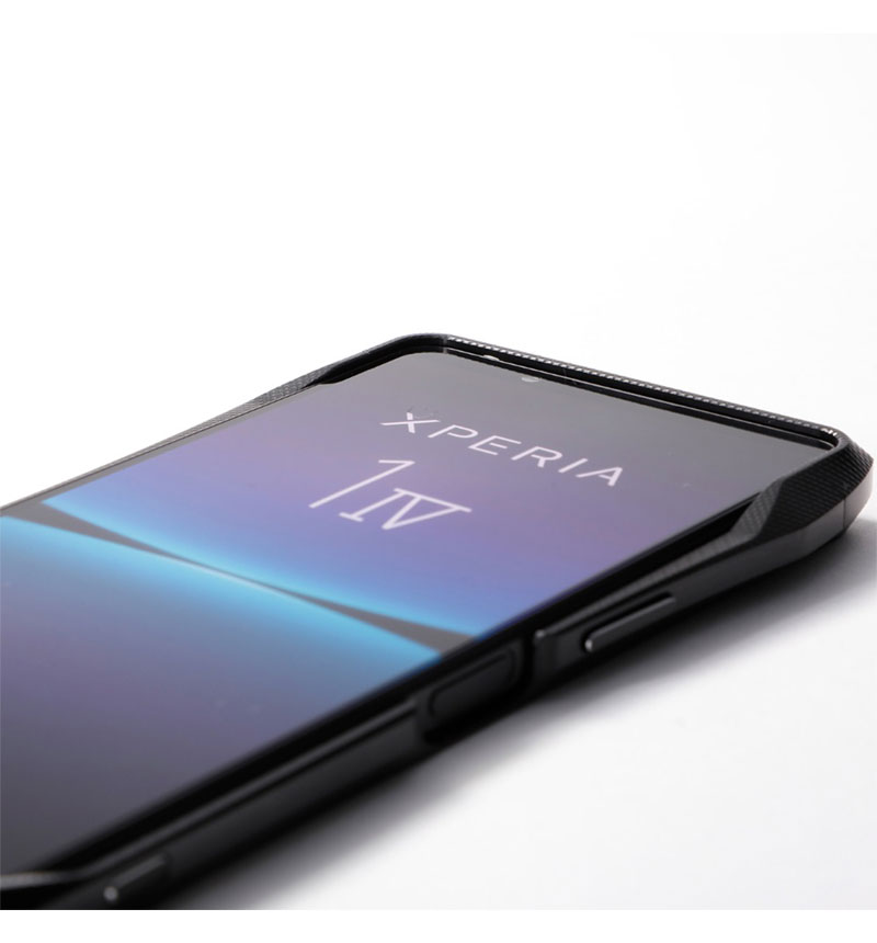 CLEAVE Aluminum Bumper for Xperia 1 IV ブラック DCB