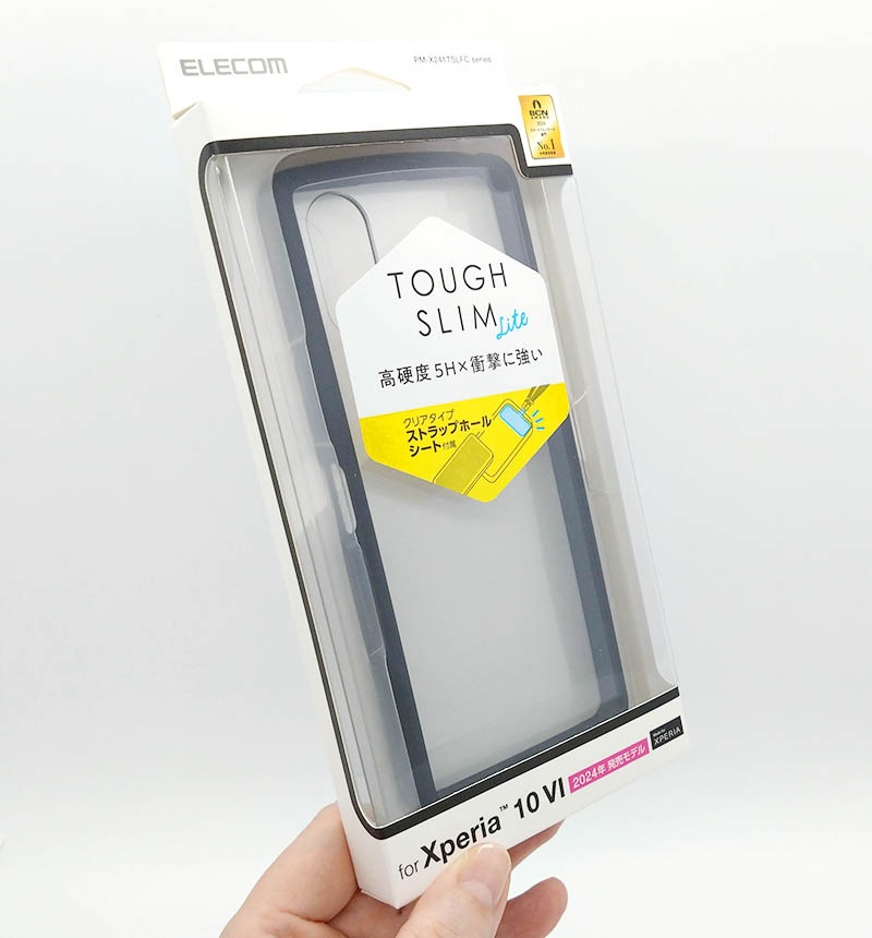 Xperia 10 VI TOUGH SLIM LITE フレームカラー ストラップホールシート
