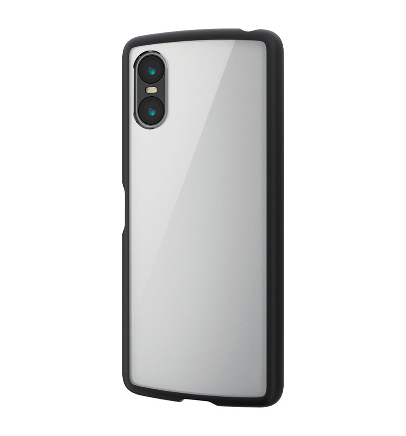 Xperia 10 VI TOUGH SLIM LITE �ե졼�५�顼 ���ȥ�åץۡ��륷������ �֥�å� PM-X241TSLFCBK