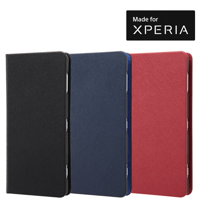Xperia XZ2 手帳 マグネットタイプ ネイビー RT-RXZ2SLC3/JN | 手帳型