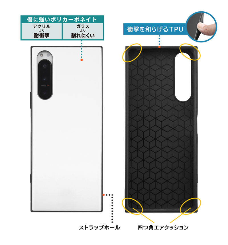 Xperia 5 IV  �Ѿ׷�ϥ��֥�åɥ����� KAKU ���ȥ饤��/�֥롼 INQ-CXP5M4K3TB/SP3