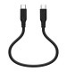 PD�б� USB3.2 gen2 10Gbps �����֥� ���� �̿�  Type-C to Type-C 100W 30cm���㥳���륰�졼 R03CACC5A02CGRY ���㥳���륰�졼 R03CACC5A02CGRY