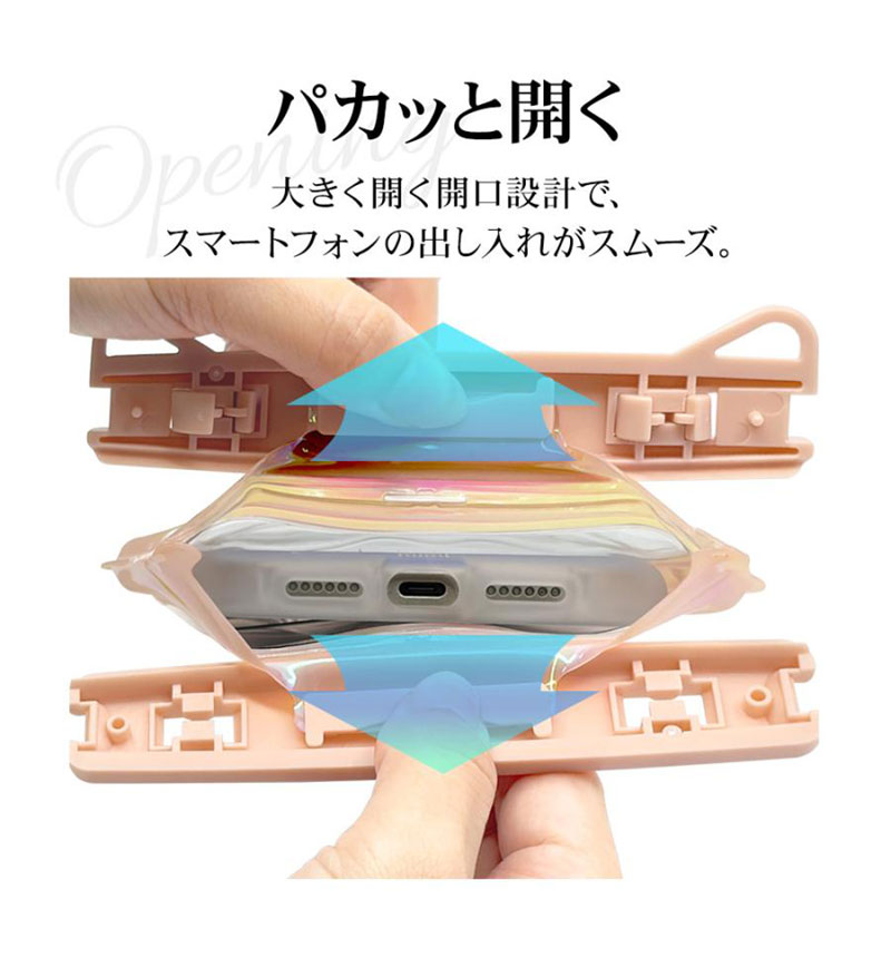 ���ޥ� �ɿ奱���� IP68 ���ȥ�å��� WAVECASE  �礭�᥹�ޡ��ȥե��� �������饫�顼 �� �ס��� ��Ϥ ��ʪ���� ���襤�� ��������ۥ磻�� RFRWPF09WAWH