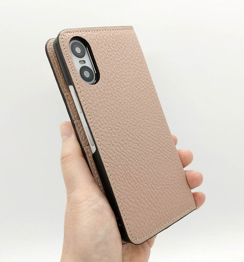 Xperia 10 VI ܳ ɥꥢ쥶 Ģ ԥ󥯥١ 100061917-979-015-pinkbeige