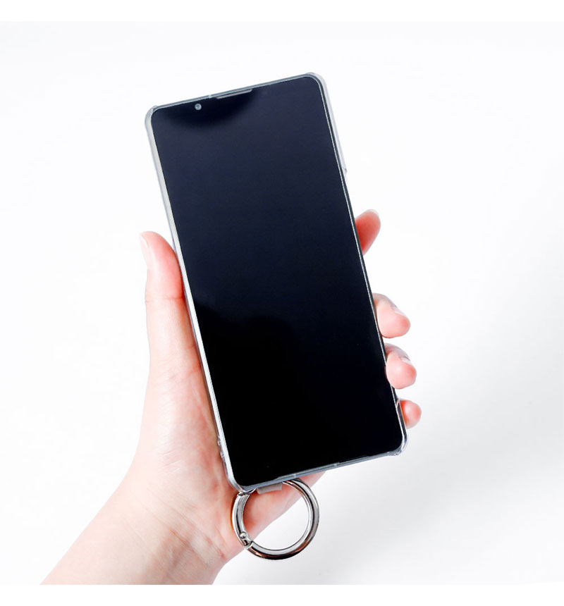 Xperia 1 VII ���ꥢ������ �ܳ� ���ɥꥢ�쥶�� �ϥ�ɥ٥���դ� ���̥����� �ѡ��ץ� 100062351-1067-019-purple