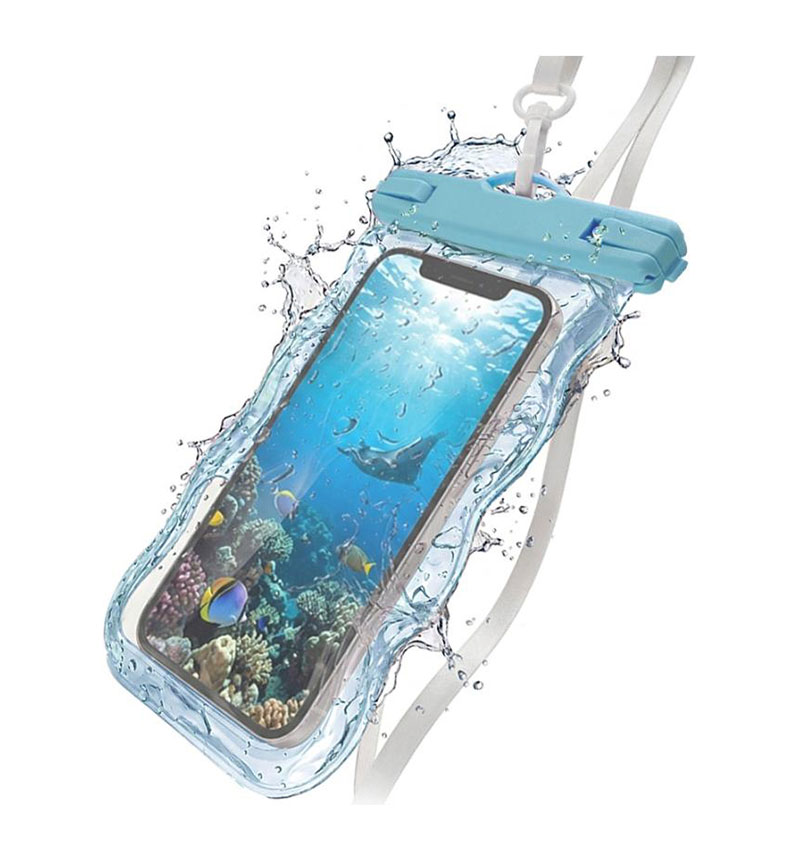 ���ޥ� �ɿ奱���� IP68 ���ȥ�å��� WAVECASE �礭�᥹�ޡ��ȥե��� �� �ס��� ��Ϥ ��ʪ���� ���襤�� ���ꥢ�֥롼 RFRWPF09WCLBL