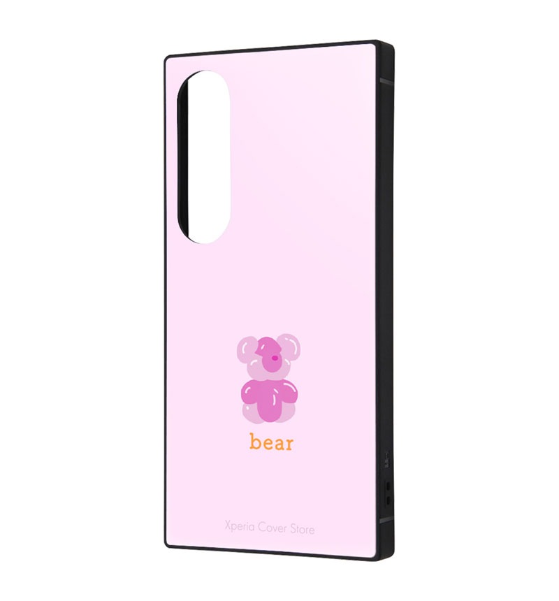 �ڥ��С����ȥ������Xperia 1 VI / Xperia���С����ȥ� ���ꥸ�ʥ�ǥ����� balloon art / �ϥ��֥�åɥ����� KAKU pink_bear IQOEM-XP1M6K3TB/MUR42