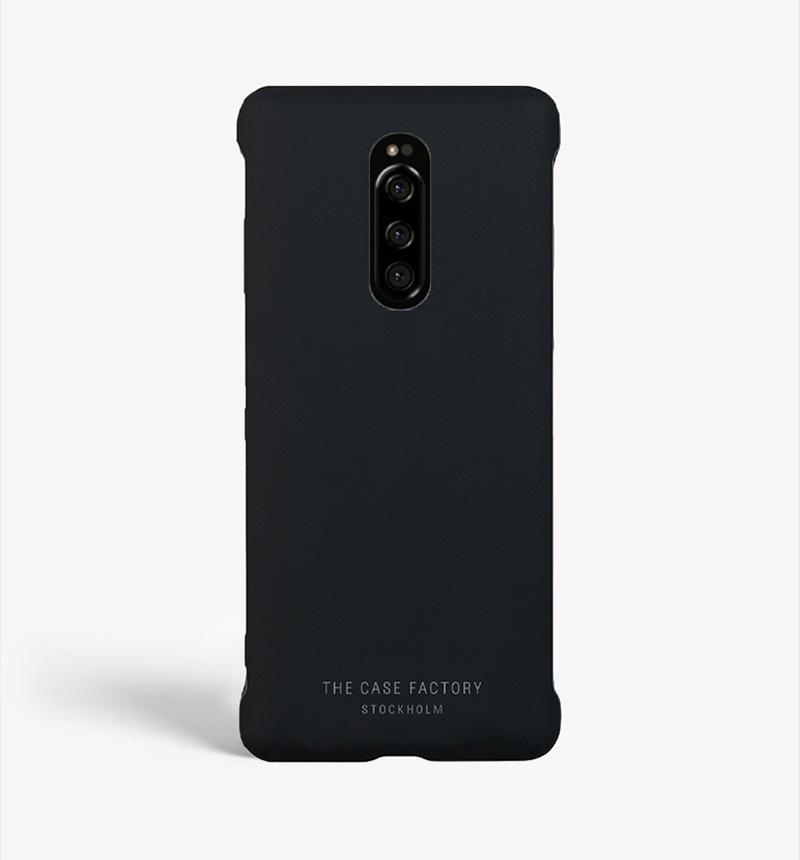 Xperia1 STREET COLLECTION シリコンカバー ブラック 201877-SX1