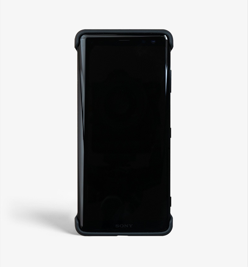 Xperia1 STREET COLLECTION シリコンカバー ブラック 201877-SX1