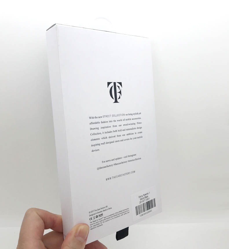 Xperia1 STREET COLLECTION ���ꥳ�󥫥С����֥�å� 201877-SX1 �֥�å� 201877-SX1