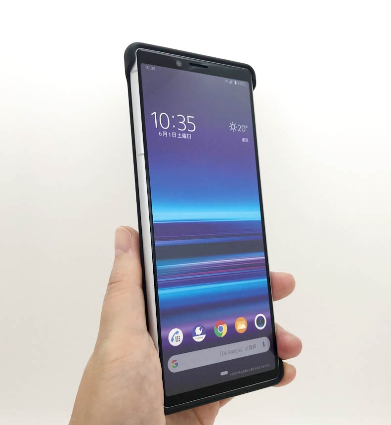 Xperia1 STREET COLLECTION ���ꥳ�󥫥С����֥�å� 201877-SX1 �֥�å� 201877-SX1