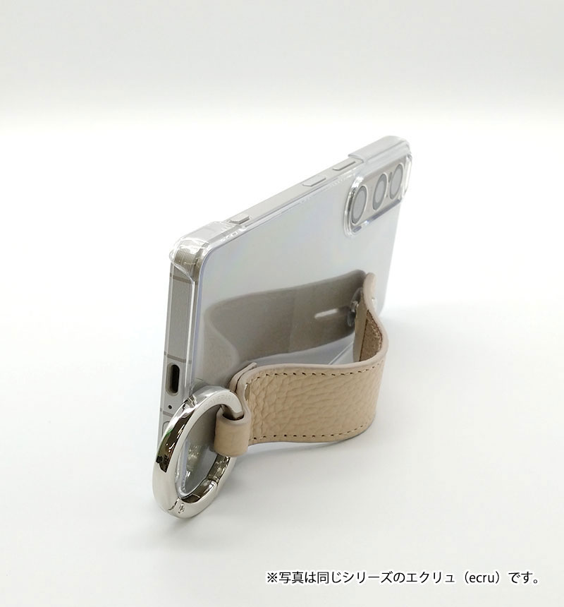 Xperia 1 VI ���ꥢ������ �ܳ� ���ɥꥢ�쥶�� �ϥ�ɥ٥���դ� ���̥����� �ԥ󥯥١����� 100062351-978-015-pinkbeige