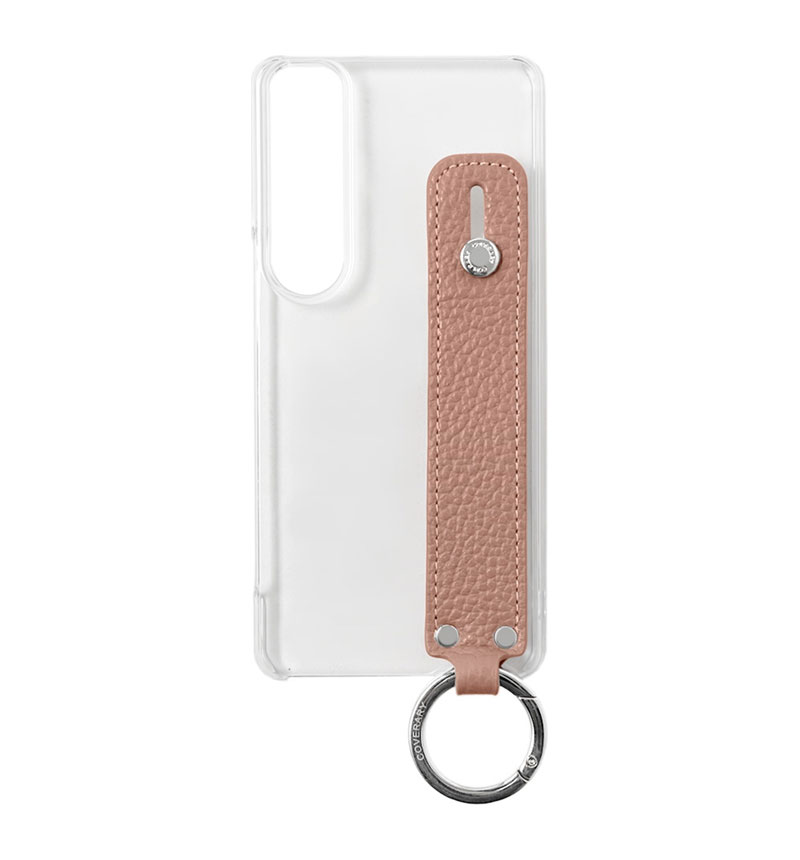 Xperia 1 VI ���ꥢ������ �ܳ� ���ɥꥢ�쥶�� �ϥ�ɥ٥���դ� ���̥����� �ԥ󥯥١����� 100062351-978-015-pinkbeige