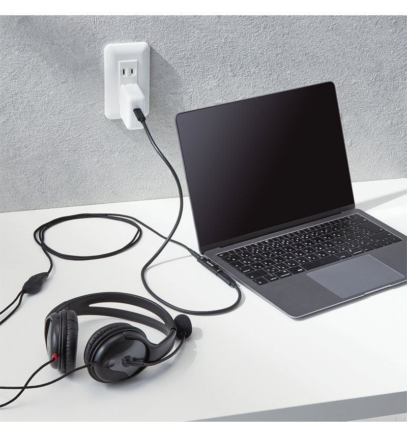 Type-C�Ѵ������ץ� USB PD�б� �֥�å� MPA-C35PDBK