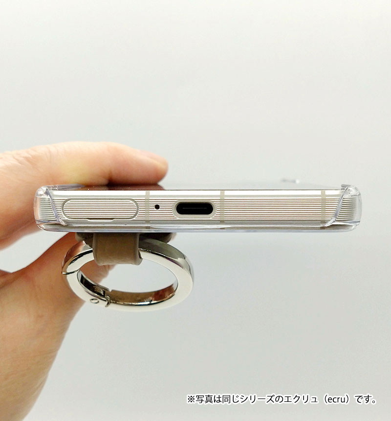 Xperia 1 VI ���ꥢ������ �ܳ� ���ɥꥢ�쥶�� �ϥ�ɥ٥���դ� ���̥����� �ԥ� 100062351-978-017-pink