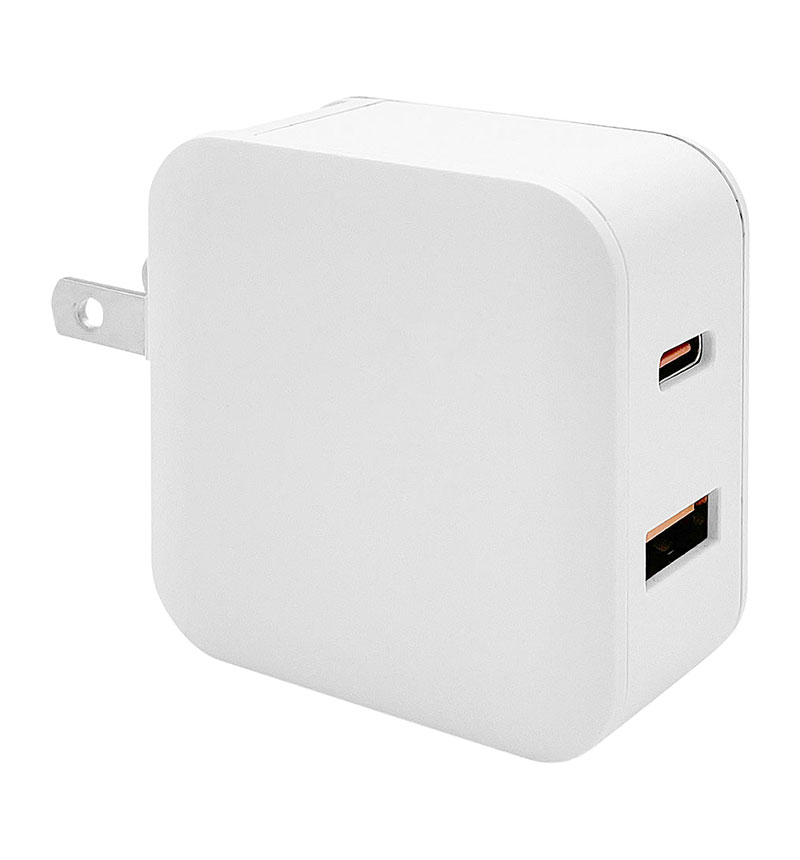 �饹���Хʥ� AC���Ŵ� PD�б� QC�б� ��®���� 20W Type-C Type-A �ۥ磻�� ���ޥ� ���֥�å� RACCA20W01WH �ۥ磻�� RACCA20W01WH