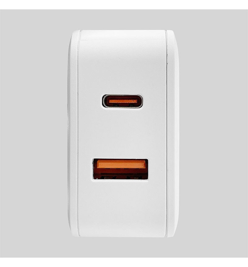 �饹���Хʥ� AC���Ŵ� PD�б� QC�б� ��®���� 20W Type-C Type-A �ۥ磻�� ���ޥ� ���֥�å� RACCA20W01WH �ۥ磻�� RACCA20W01WH