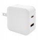 �饹���Хʥ� AC���Ŵ� PD�б� QC�б� ��®���� 20W Type-C Type-A �ۥ磻�� ���ޥ� ���֥�å� RACCA20W01WH �ۥ磻�� RACCA20W01WH