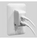 �饹���Хʥ� AC���Ŵ� PD�б� QC�б� ��®���� 20W Type-C Type-A �ۥ磻�� ���ޥ� ���֥�å� RACCA20W01WH �ۥ磻�� RACCA20W01WH