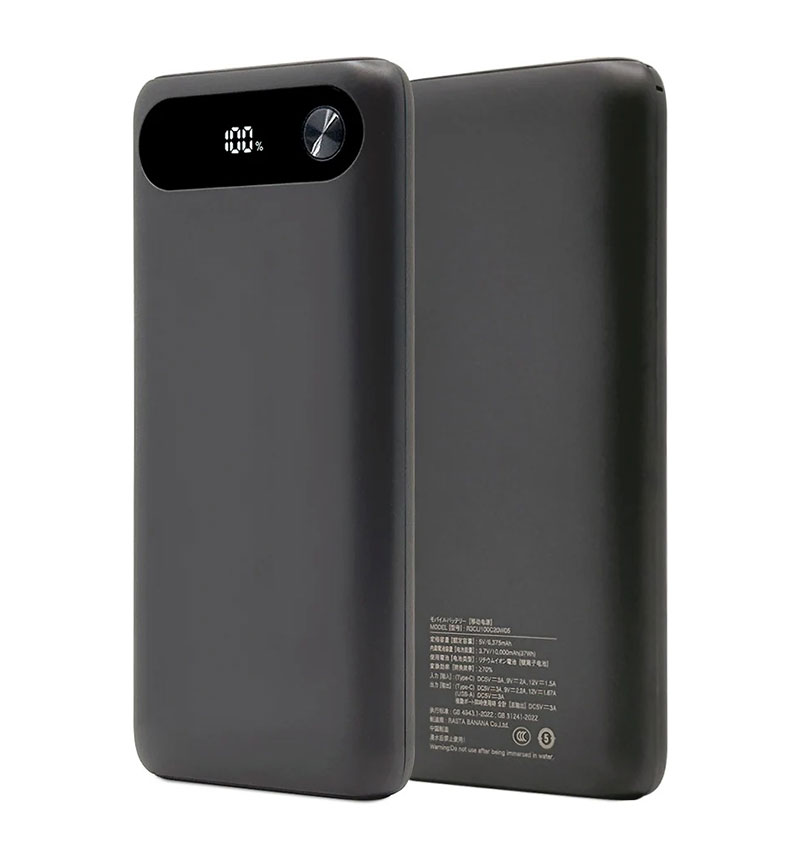 3Cǧ�� ����б�  ��Х���Хåƥ꡼ 10000mAh 3�ݡ��� USB Type-C PD 20W Type-A 15W ������ ���㥳���륰�졼 R3CLI100C20W05CGRY