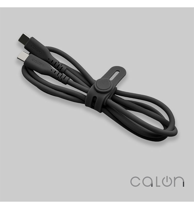 PD�б� ���餫�� ���ꥳ�󥱡��֥� calon ���� �̿� Type-C to Type-C 60W 1m ���㥳���륰�졼 R10CACC3A04CGRY ���㥳���륰�졼 R10CACC3A04CGRY