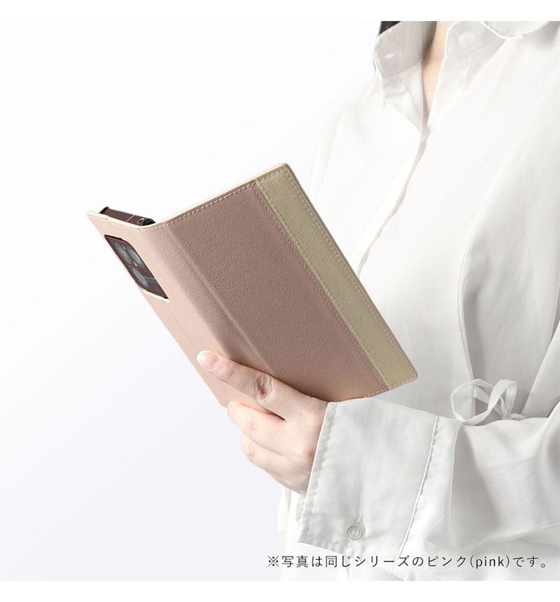 Xperia 1 VIII ����������쥶�� ɽ�Х����顼 ������ɵ�ǽ ��Ģ�������� �֥饦�� 100061865-1190-brown