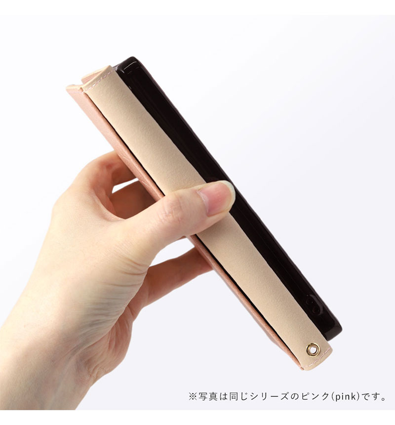 Xperia 1 VIII ����������쥶�� ɽ�Х����顼 ������ɵ�ǽ ��Ģ�������� �֥饦�� 100061865-1190-brown