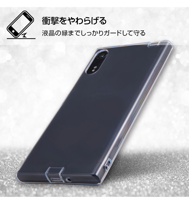 Xperia XZs TPU������ ���ͥ�������å��դ� ���ꥢ RT-RXZSTC10/C