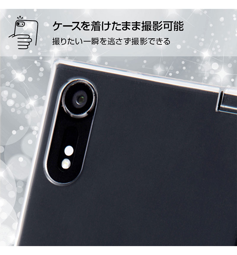 Xperia XZs TPU������ ���ͥ�������å��դ� ���ꥢ RT-RXZSTC10/C