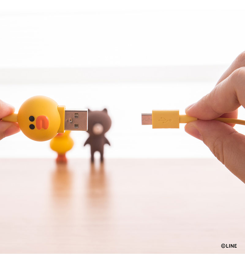 LINE FRIENDS ���š��ǡ��� Micro USB�����֥� ���꡼ KCL-AMC002