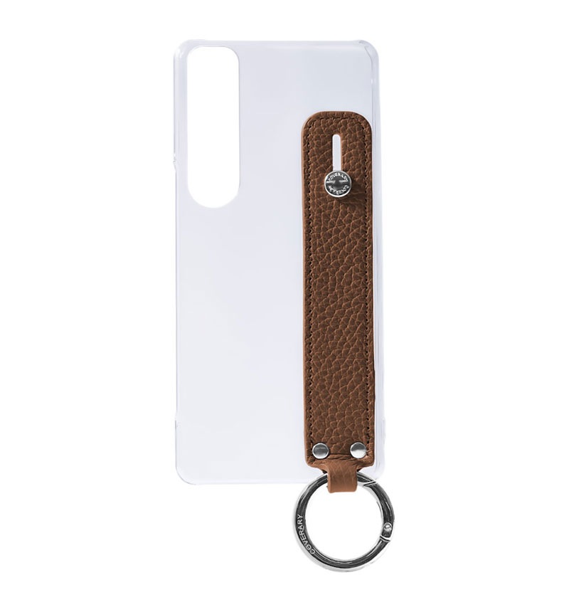 Xperia 1 VII ���ꥢ������ �ܳ� ���ɥꥢ�쥶�� �ϥ�ɥ٥���դ� ���̥����� �֥饦�� 100062351-1067-027-brown