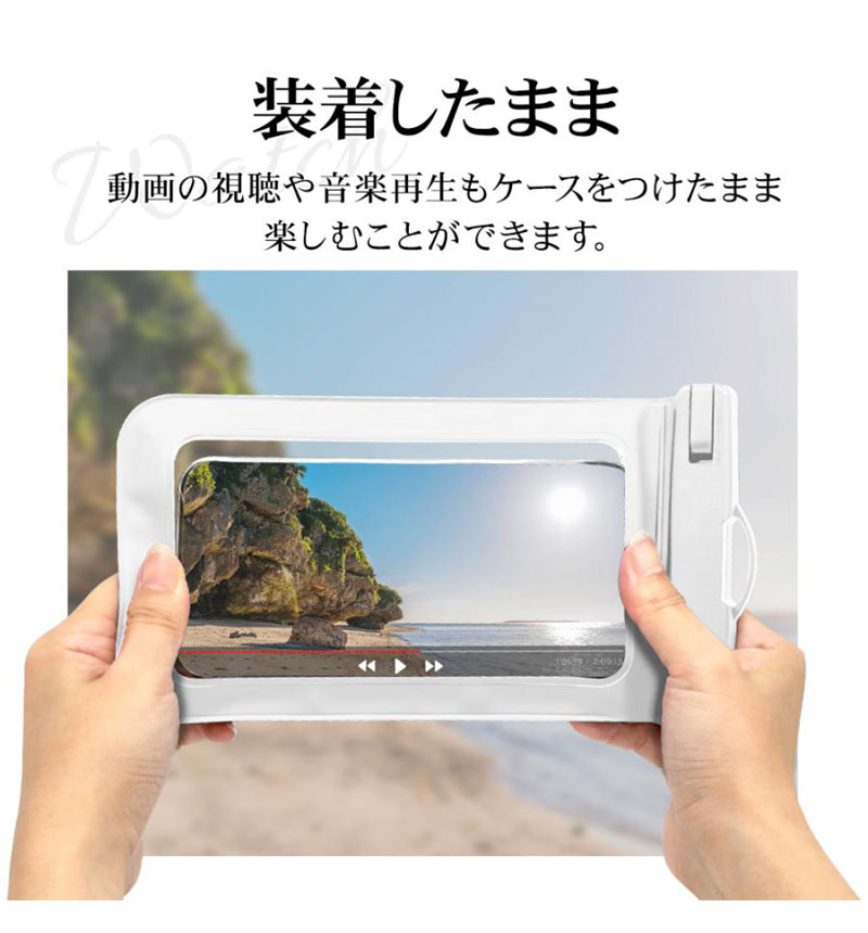 ���ޥ� �ɿ奱���� IPX8 �ͥå����ȥ�å��� ξ�̥��ꥢ ���ޡ��ȥե��� �� �ס��� ��Ϥ ��ʪ���� �֥�å� RFRWPF14BK