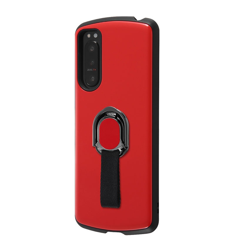 Xperia II 耐衝撃ケース ProCa+TailRing レッド RT-RXP5M2AC5/R