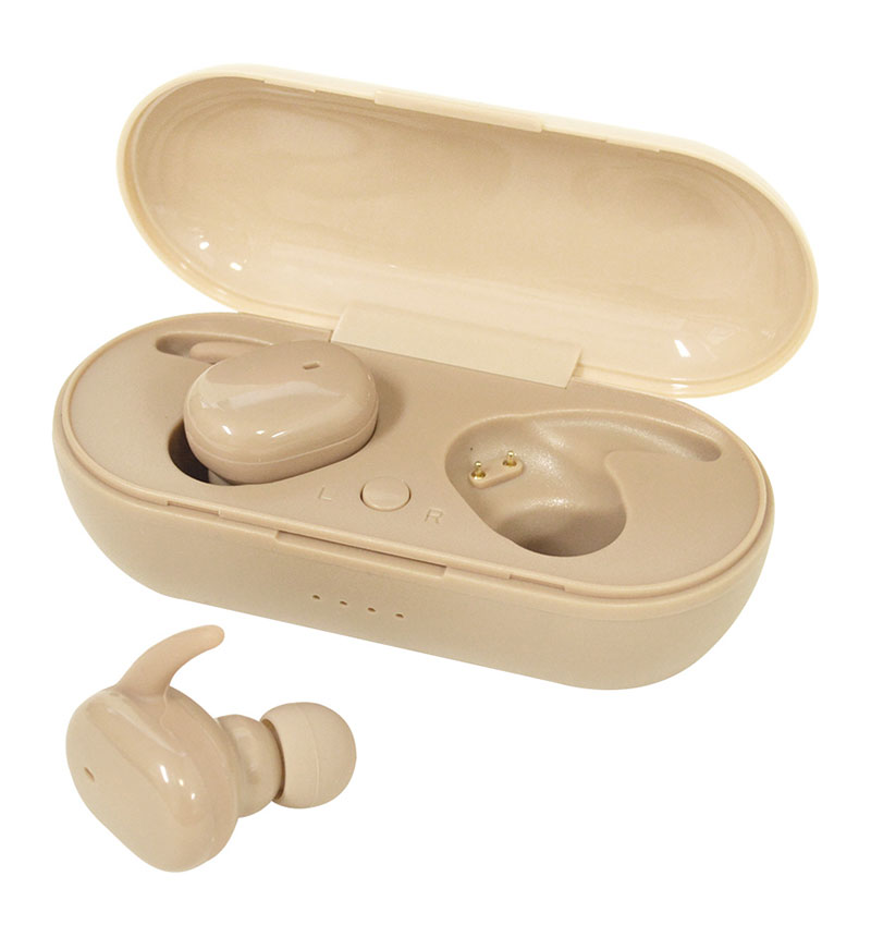 Bluetooth5.0 完全ワイヤレスイヤホンマイク カナル スイッチ付 MC