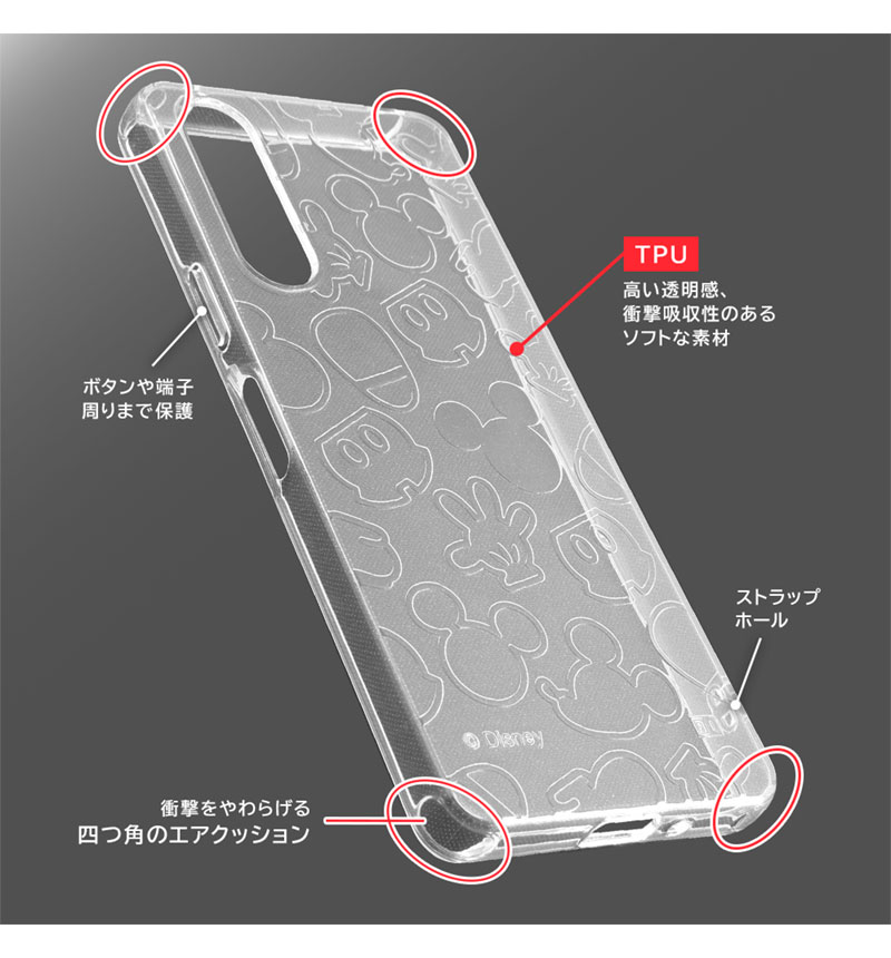 Xperia 10 V �إǥ����ˡ�����饯������/TPU���եȥ����� ���饭�� �ߥå����ޥ��� RT-RDXP10M5A/MKM