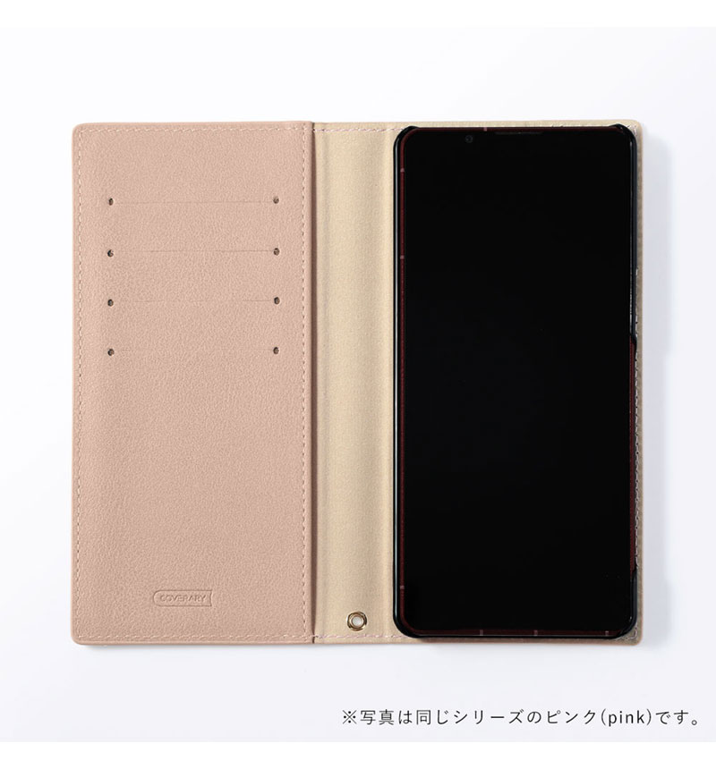 Xperia 1 VIII ����������쥶�� ɽ�Х����顼 ������ɵ�ǽ ��Ģ�������� �⥹���꡼�� 100061865-1190-mossgreen
