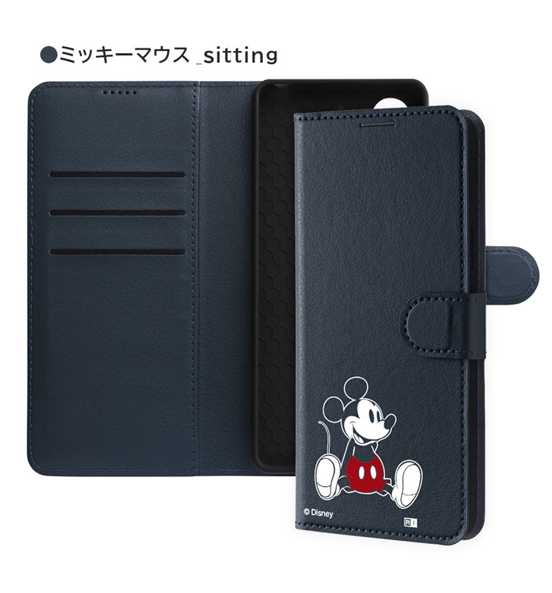 Xperia 10 V / 『ディズニーキャラクター』/耐衝撃 手帳型レザー