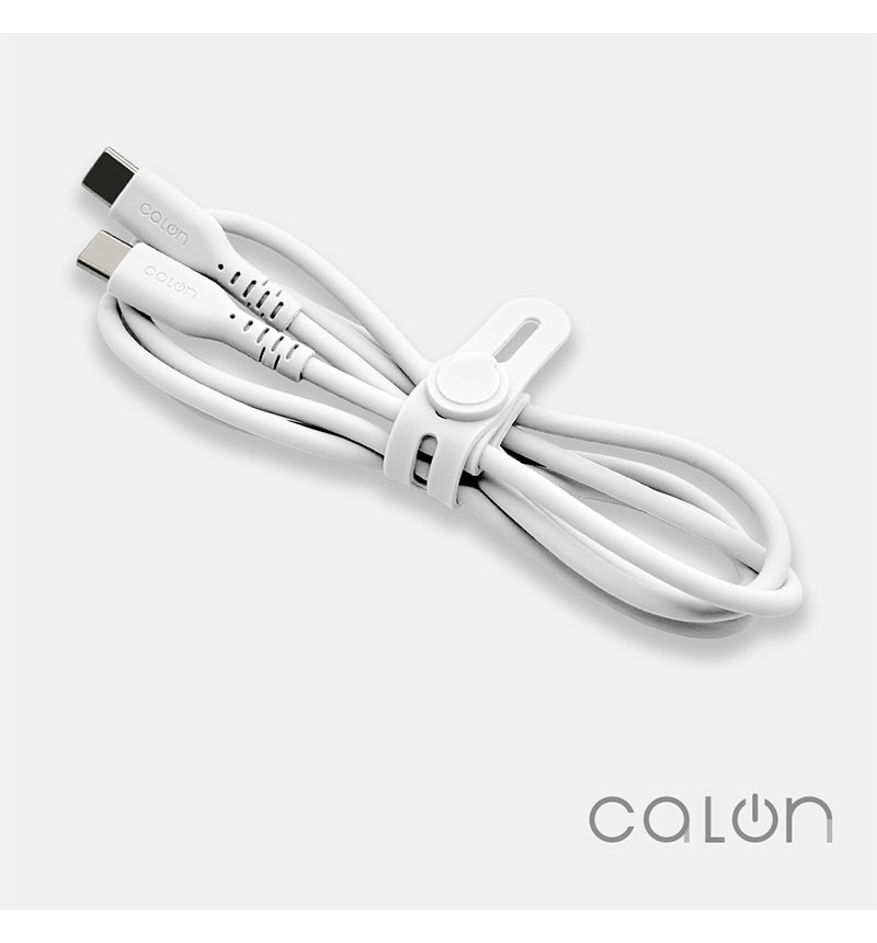PD�б� ���餫�� ���ꥳ�󥱡��֥� calon ���� �̿� Type-C to Type-C 60W 1m  �ۥ磻�� R10CACC3A04WH �ۥ磻�� R10CACC3A04WH