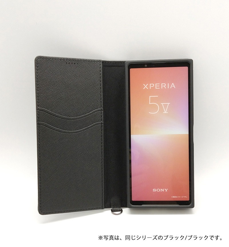 Xperia 5 V  �Ѿ׷� ��Ģ���쥶�������� KAKU Durable �֥롼/�饤�ȥ��졼 IN-RXP5M5TBC9/AGR