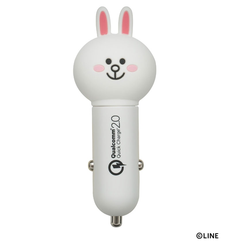 Line Friends 急速カーチャージャー コニーusbポート Kcl Qcd003 充電 バッテリー Xperiaカバーストア ソニー公認 スマホケース 通販