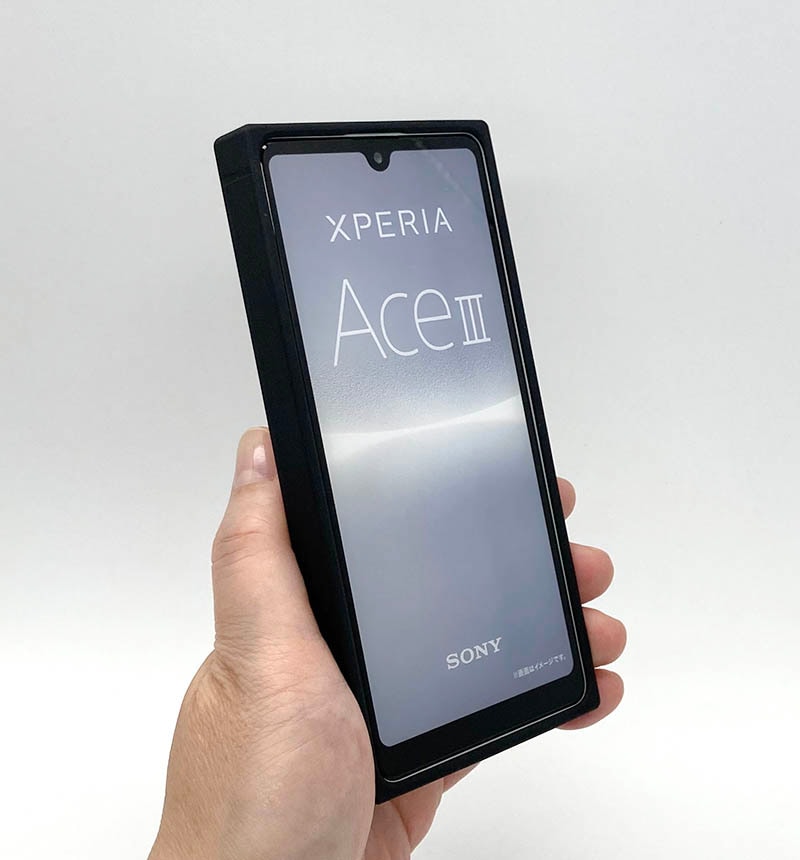 Xperia Ace III/ �إǥ����ˡ�����饯������/�Ѿ׷�ϥ��֥�åɥ����� KAKU / �إ�������ƥ��å�/��񤭡� IQ-DXPAM3K3TB/ST001