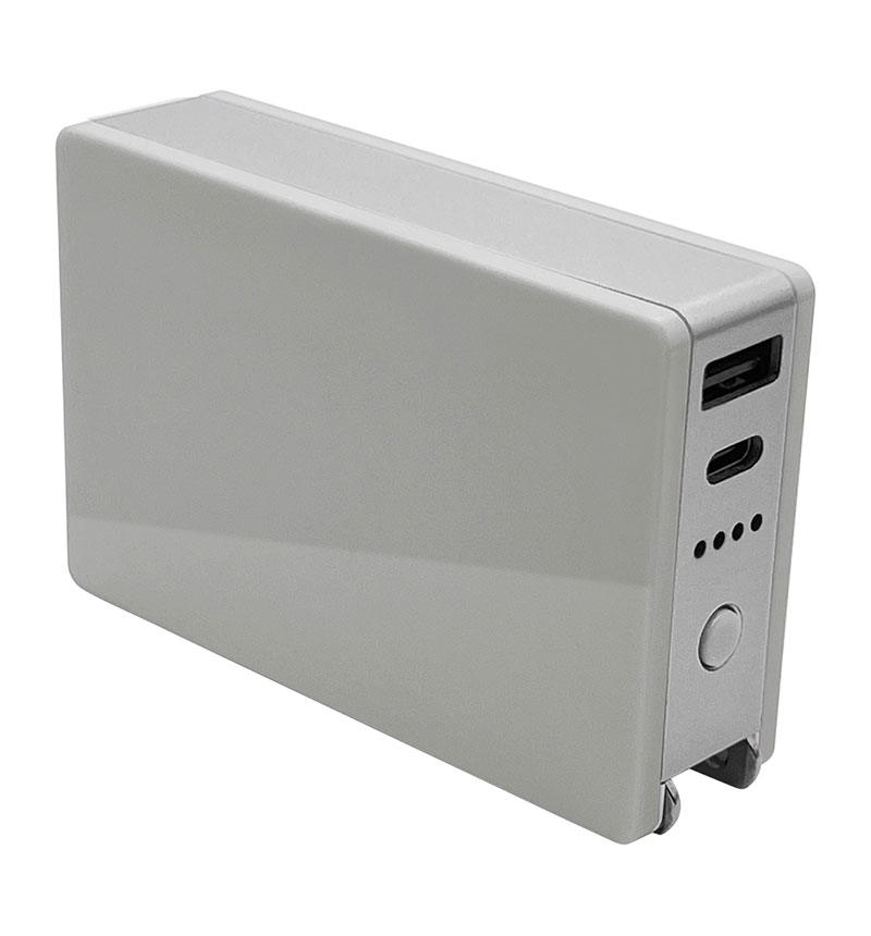 【新品未使用】モバイルバッテリー AC 充電器 5000mAh typeA/C