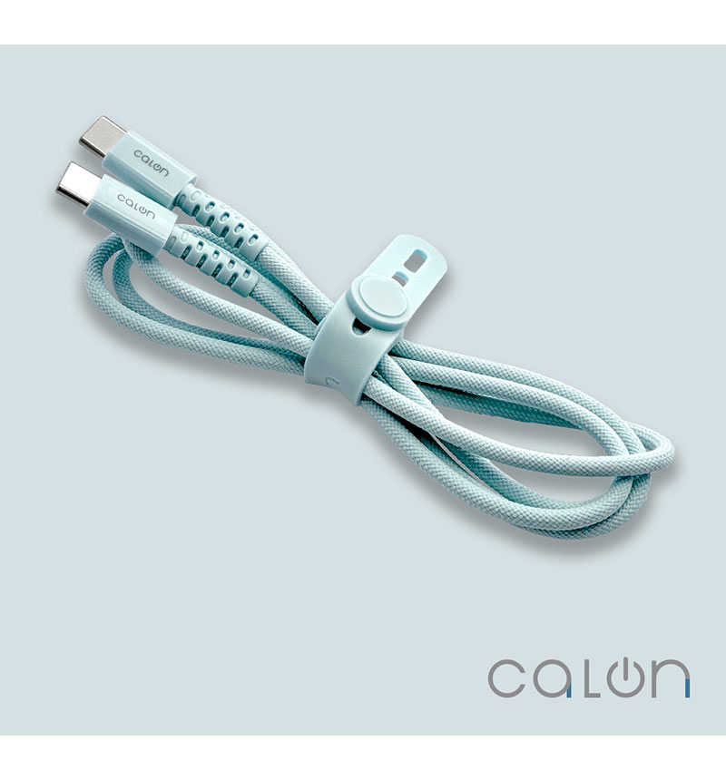 PD�б���® ���� �ʥ����󥱡��֥� calon ���� �̿� Type-C to Type-C 60W 1m �����֥�Х�� ���⡼���֥롼  R10CACC3A05SBL ���⡼�����֥롼 R10CACC3A05SBL
