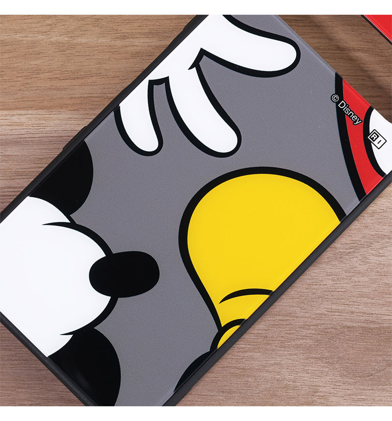 ディズニー / maru 衝撃吸収 バンパー ハイブリッドケース ミッキー