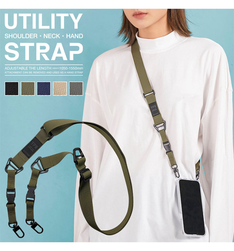 �饹���Хʥ� �����������ȥ�å� ���ޥۥ������� �ϥ�ɥ��ȥ�å� UTILITY STRAP ���ݤ� ��ݤ� �Ф᤬�� ���ȥ�å� �ͥå����ȥ�å� ������� �١����� RSST02BE