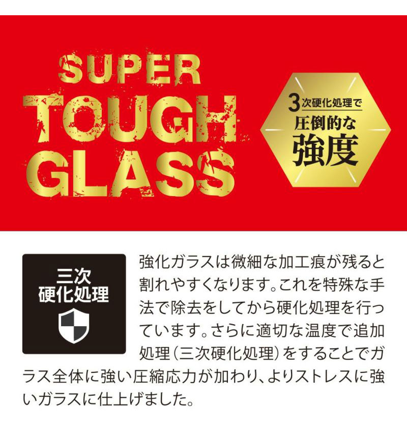 SUPER TOUGH GLASS for Xperia 1 VII �ޥå� �ޥå� DG-XP1M7M3F