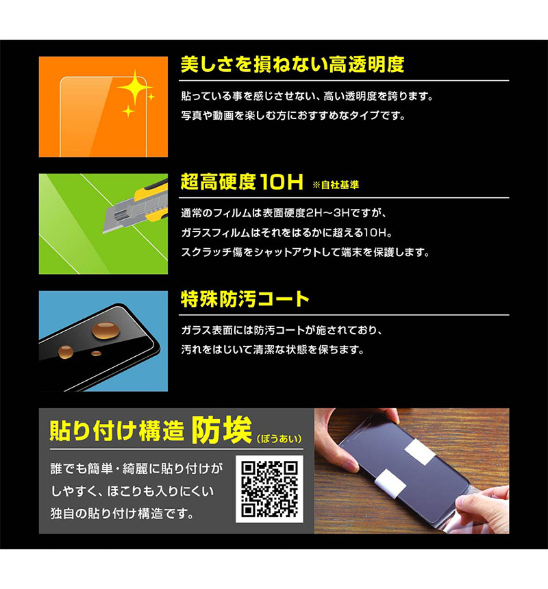 Xperia 10 IV��Xperia 10 III��Xperia 10 III Lite ���饹�ե���� ��Լ 10H ���� ���������饹 RT-RXP10M3F/BSCG